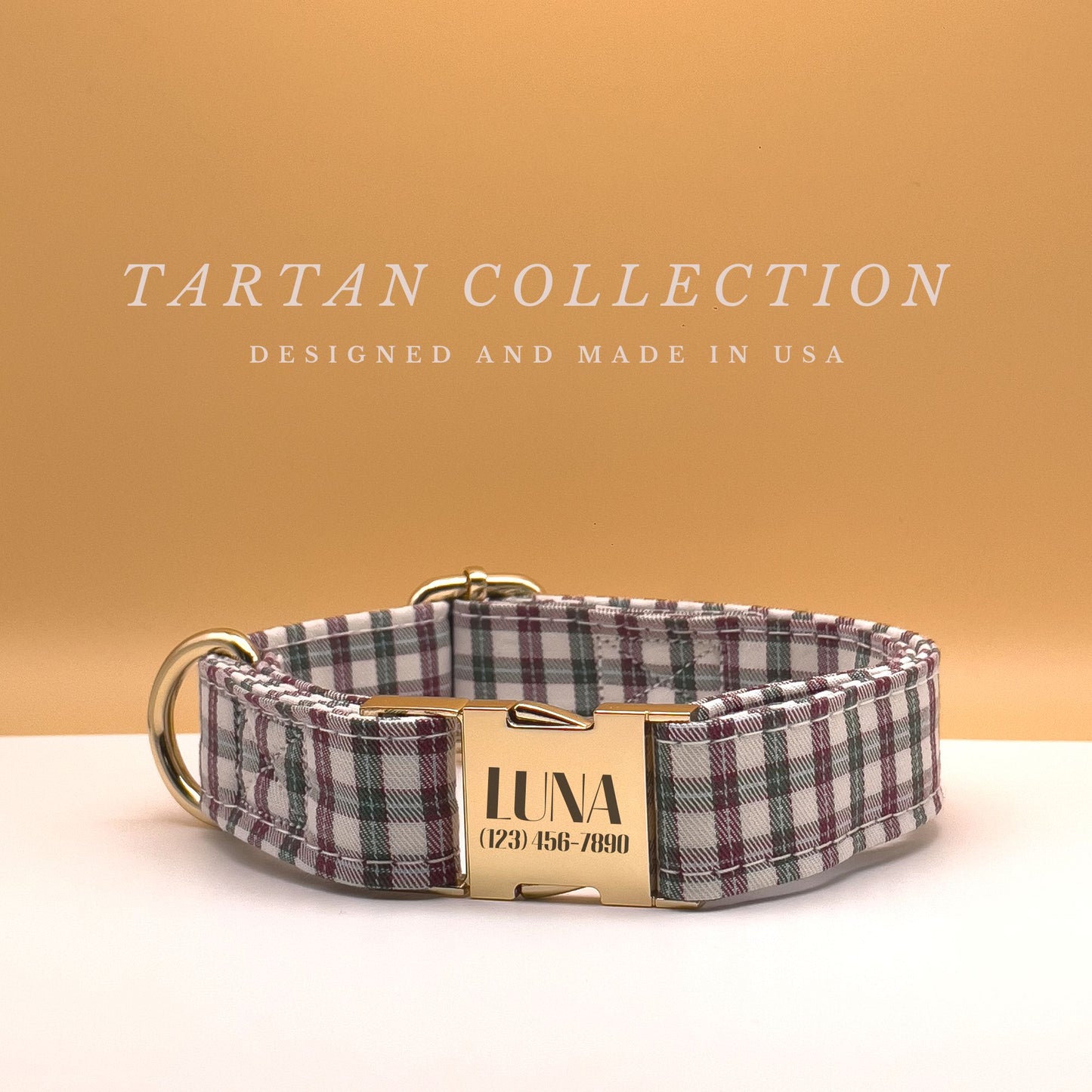 Tartan Dog Collar