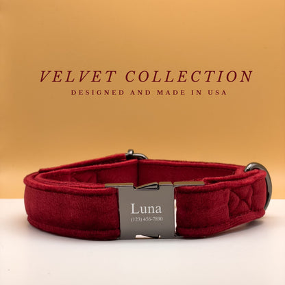 Velvet Dog Collar