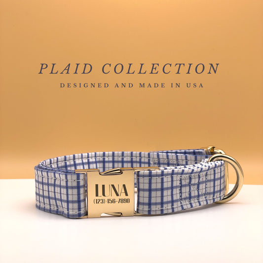 Plaid Dog Collar