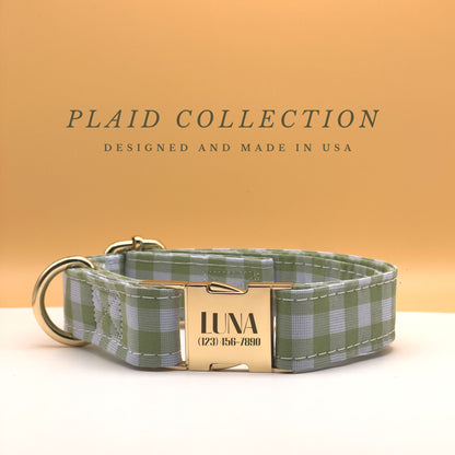 Plaid Dog Collar