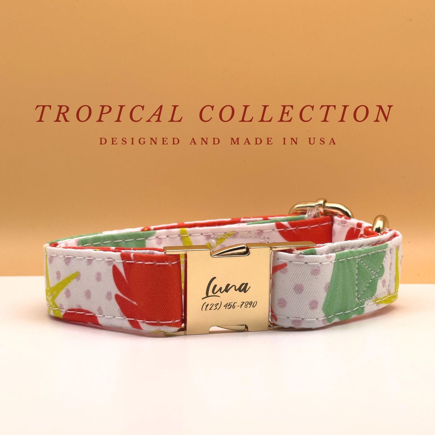 Tropical Dog Collar