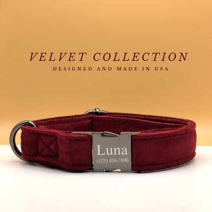 Velvet Dog Collar