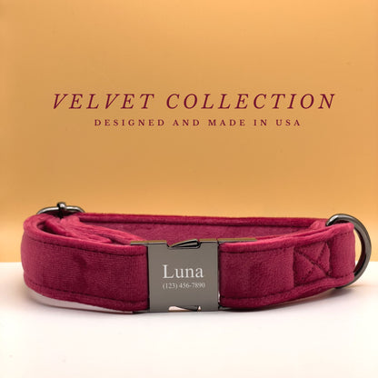 Velvet Dog Collar